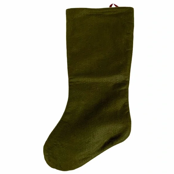 Christmas Stockings of 4 Handmade Stitching Looking Style Sz 8”x17” - Picture 5 of 8